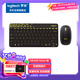 羅技（Logitech）MK240 Nano 鍵鼠套裝 無線鍵鼠套裝 辦公鍵鼠套裝 緊湊型 超長續(xù)航 帶無線2.4G接收器 黑