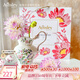 AYNSLEY英國安斯麗紅玫瑰小屋花園系列奶罐花瓶高顏值陶瓷花瓶歐式擺件 雀鳥系列奶罐花瓶 花瓶