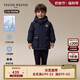 Teenie Weenie Kids小熊童裝24秋款男寶寶經(jīng)典三防刺繡派克羽絨服 藏青色 120cm