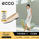 愛步（ECCO）芭蕾舞鞋女 25年夏季百搭淺口單鞋蝴蝶結(jié)女鞋 舞悅234313 石灰色23431301378 37