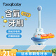 taoqibaby兒童含氟牙刷軟毛0-3-6歲 嬰幼乳牙清潔刷寶寶專用防蛀牙刷小月齡 【0-2歲】藍(lán)色【贈(zèng)收納盒】