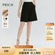 PRICH【莫代爾】簡約通勤職場直筒短褲套裝夏季高腰顯瘦闊腿褲女 19黑色 L 165
