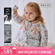 OAK FAMILY白鵝絨女童羽絨服加厚冬季兒童羽絨外套24新款寶寶外套 愛麗絲花園 90 cm