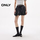 ONLY 2025春季松緊腰格子花苞裙高腰短裙半身裙女|125116020