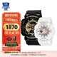 卡西歐（CASIO）情侶手表G-SHOCK男女表對(duì)表Baby-G系列生日學(xué)生送人禮物 黑白GA-110GB/BA-110XRG-7A
