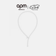 APM Monaco女生四葉草Y 字水滴形可調(diào)節(jié)閃耀項鏈飾品送女友送閨蜜七夕禮物 Y 字水滴形可調(diào)節(jié)閃耀項鏈 銀色