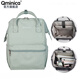 QminicαQminica學(xué)生雙肩包女旅行背包新款休閑商務(wù)單肩包防潑水輕便 霧凇綠-大號