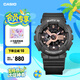 卡西歐（CASIO） BABY-G BA-110RG女士手表酷感潮流時尚運動手表防震防水【禮物】 BA-110XRG-1APR-酷黑