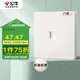 公牛（BULL）開關(guān)插座 G12膚感啞光奶油風(fēng) 一位電腦六類插座 G12T102B米絨白
