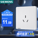 西門子（SIEMENS）開關插座 16A三孔插座面板致典 掛機空調適用 雅白色5UB14433NC01