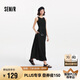 森馬（Semir）連衣裙女高腰拼接背心裙百搭2025夏優(yōu)雅圓領長裙通勤109325114015