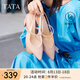 他她（TATA）仙女風(fēng)涼鞋女空鞋粗跟尖頭高跟鞋女夏季新款7RZ02BH4 淺粉 36