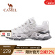 駱駝（CAMEL）【七夕禮物】清巖登山鞋男夏季新款戶(hù)外鞋徒步鞋 F24B693074，白灰，女 37