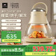 World Kitchen康寧空氣炸鍋 4L大容量 小燈泡新款家用玻璃可視化多功能電炸鍋 蒸汽嫩烤 不沾易清洗七夕送禮 【二代】小燈泡空氣炸鍋 4L