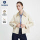 納維凱爾意大利小帆船女士短款工裝風(fēng)衣全棉巴恩風(fēng)外套2331505501白S