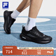 FILA 斐樂官方男鞋NUVOLE 3 RUN路跑鞋男2025夏新款柔云3運(yùn)動(dòng)跑步鞋男 黑-BK 45