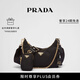 PRADA/普拉達(dá)【七夕禮物】女士Prada Re-Edition 2005 三合一手袋女包 黑色-金色徽標(biāo)