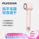 飛科（FLYCO）高速電吹風機七夕情人節(jié)禮物家用宿舍便攜出游大風力速干降噪負離子護發(fā)吹風筒FH6370櫻花粉
