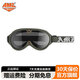AMZ復(fù)古護(hù)目鏡機(jī)車騎行摩托車頭盔風(fēng)鏡半盔四分之三騎士通用防風(fēng)鏡 綠框茶色（茶色+透明鏡片）