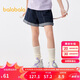 巴拉巴拉兒童牛仔褲短褲2024夏季薄款中大童女童褲子時(shí)尚208224110001