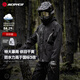 賽羽摩托車騎行雨衣雨褲分體防暴雨騎手雨衣套裝RC10-2（梵塔黑） L