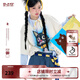 BJHG【不鳴系列】不計(jì)后果涼感速干T恤男夏季 手繪童趣印花休閑短袖女 石膏白 L