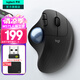 羅技（Logitech）ERGO M575 S無線藍牙鼠標 無線軌跡球鼠標辦公 人體工學(xué)鼠標雙模 Mac筆記本電腦電池款USB家用鼠標 M575+BOLT接收器