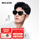 MOLSION陌森2025新品明星同款墨鏡男撞色太陽(yáng)鏡女潮流防曬MS8062 A90 實(shí)白鏡腿 翟瀟聞同款 不配度數(shù)