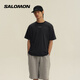 薩洛蒙（Salomon）男款 戶外運(yùn)動(dòng) 都市風(fēng)尚山野型格短袖T恤AMPHI POWER DRY SS 黑色C24092 L