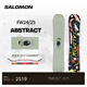 薩洛蒙（Salomon）24-25雪季新品專業(yè)公園自由式滑雪單板ABSTRACT L47660800 147cm