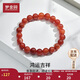 夢(mèng)金園   條紋瑪瑙手鏈圓潤(rùn)時(shí)尚圓珠手串生日禮物