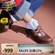 馬丁（DR.MARTENS）8065 Mary Jane女早秋搭扣棕皮鞋淺口瑪麗珍鞋 紅棕色 37