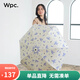 Wpc.遮陽傘羽翼傘防曬防紫外線太陽傘折疊加大雙人傘男女晴雨傘 葉影羽翼傘-米白801-4C05 OF