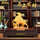 福格達（FUGEDA）絨沙金擺件馬上發(fā)財辦公室桌面擺設客廳酒柜生肖馬裝飾品開業(yè)禮品 馬上發(fā)財【高檔禮盒】
