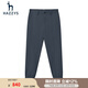 哈吉斯（HAZZYS）男裝 夏款男士彈力舒適運(yùn)動輕薄休閑褲男ATDZP03BP05 深灰色DE 32 （175/78A）