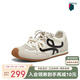 百思圖百思圖25夏運(yùn)動(dòng)德訓(xùn)鞋平跟女休閑鞋D3072BM5 米色 37