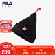 FILA斐樂兒童新年紅色帽子蛇年2025年春季小童拜年針織帽保暖