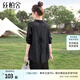 絲柏舍單排扣襯衫2025夏裝新款女裝慵懶風(fēng)設(shè)計(jì)感中長款上衣