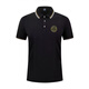VERSACE JEANS范思哲25新款男士POLOpolo翻領(lǐng)短袖潮流商務(wù)半袖夏季體恤 黑色 范思哲 L 范思哲