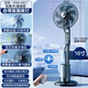 林邊家用落地扇噴霧電風(fēng)扇大風(fēng)力客廳加濕降溫臥室2025新款立式大風(fēng)量節能定時(shí)遙控語(yǔ)音控制負離子凈化 噴霧16寸黑色【5升水箱+遙控+氛圍夜燈+聲控】