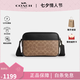 蔻馳（COACH） GRAHAM 23男包經(jīng)典印花商務(wù)單肩斜挎包相機(jī)包 七夕禮物送男友 卡其色配黑色CV921QBNRX