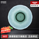 景德鎮(zhèn)（jdz）官方高溫陶瓷碗盤餐具組合無鉛純色高顏值吃飯碗碟喬遷之喜搬家 影青-8英寸深盤*2