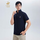 比華利保羅Beverly Hills Polo2025夏季新款男士休閑短袖polo衫 寶藍色 L