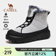 駱駝（CAMEL）女靴2024冬季新品厚底雪地靴女棉鞋增高加絨加厚保暖短靴 7686 39