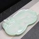 八閩德凱玉石茶盤(pán)新款家用簡(jiǎn)約輕奢現代高級感玉石茶臺家用辦公排水式茶盤(pán) 元寶彌勒茶盤(pán)'翡翠綠 （約長(cháng)59*寬35*高6.5cm）