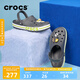 crocs卡駱馳洞洞鞋貝雅卡駱班輕便耐磨一腳蹬休閑鞋|205089 石板灰/青檸綠-0GX 43 (270mm)