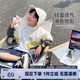 左西男童防曬衣兒童皮膚衣2025夏款連帽衫防曬服輕薄外套潮 灰色 150