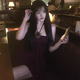 樂卡利掛脖吊帶連衣裙女2025夏季裝紫色抹胸短裙名媛小個子褶皺短款a字 暗紫色 M 建議95-108斤