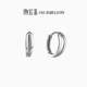 潮宏基 極簡(jiǎn)邂逅鉑金耳環(huán)女簡(jiǎn)約耳飾送女友新年禮物 計價(jià)工費100元 一對款 1.7g