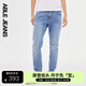 ABLE JEANS【立體修身褲】男士顯瘦長褲復(fù)古牛仔褲瘦腿褲男 【冰爽】水洗淺靛藍(lán) 28 /30
